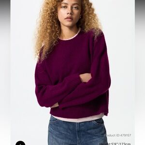 Uniqlo Soufflé Yarn Sweater